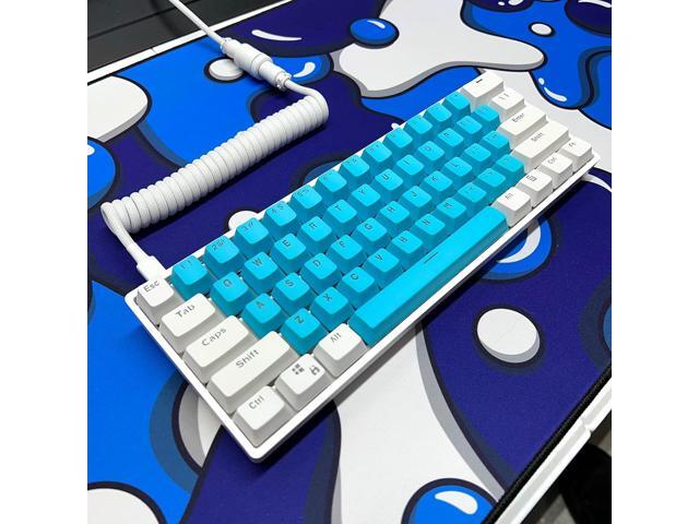 KEHIPI Keyboards DRIP Edition XXL Black & White Gaming Mouse Pad - Professional Artisan Mouse Pad - Black & White Gaming Desk Mat - 36' x 16' Thick...