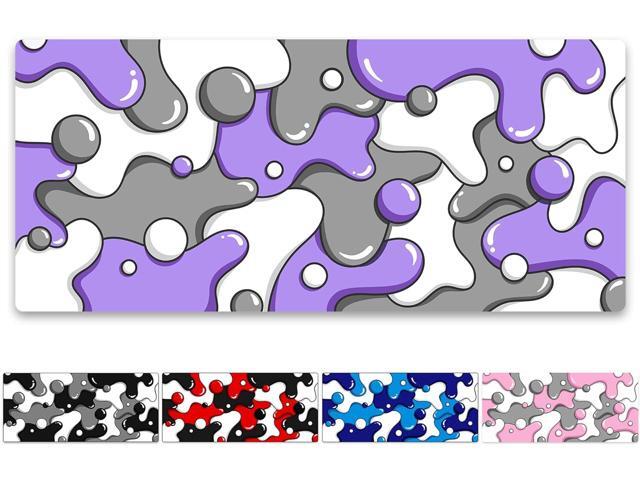 KEHIPI Keyboards DRIP Edition XXL Black & White Gaming Mouse Pad - Professional Artisan Mouse Pad - Black & White Gaming Desk Mat - 36' x 16' Thick...