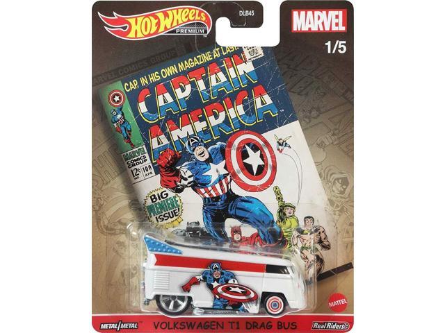 Hot Wheels Premium Pop Culture Marvel Comic Complete Set of 5