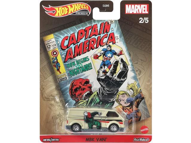 Hot Wheels Premium Pop Culture Marvel Comic Complete Set of 5