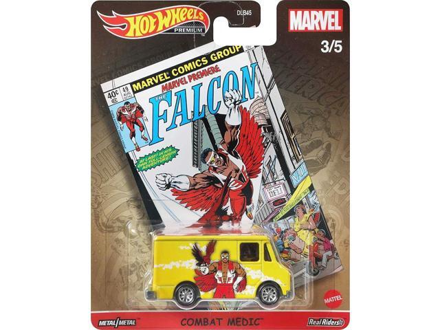 Hot Wheels Premium Pop Culture Marvel Comic Complete Set of 5