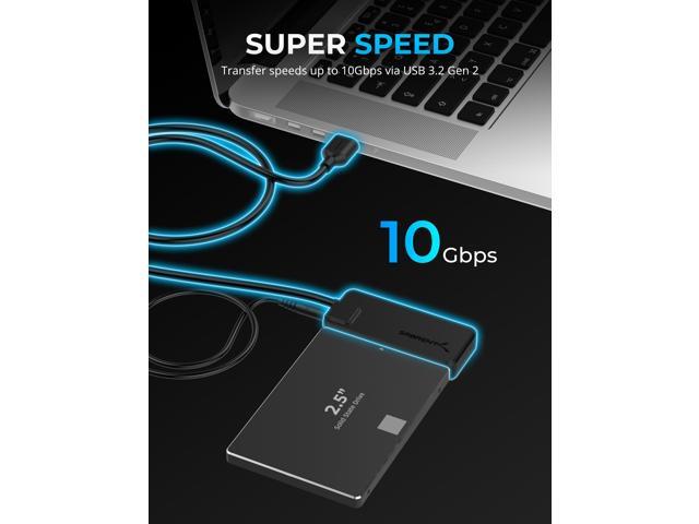 SABRENT USB 3.2 Type A to SATA/U2 SSD Adapter Cable [EC-U2SA]