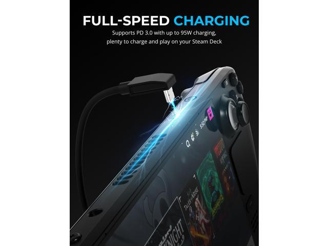 SABRENT 6-Port Docking Station for Steam Deck and USB C Devices with 95W PD3.0 port, HDMI 2.0 4K/60Hz, 3 USB-A Ports, USB-C Port [DS-SD6P]