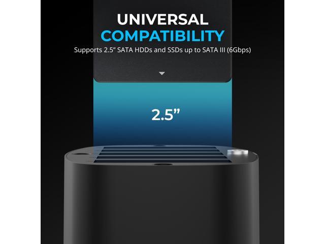 SABRENT 5-Bay USB-C Docking Station for 2.5 SATA HDDs and SSDs with Built-in Cooling Fan (DS-5R15)