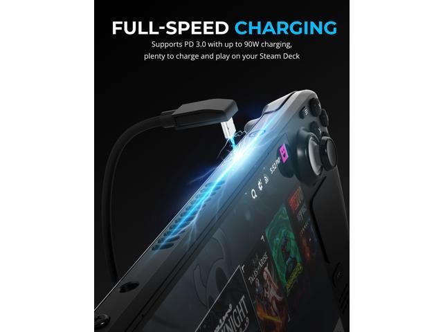 SABRENT Docking Station Compatible with Steam Deck, 7-in-1 Steam Deck Dock with M.2 SSD Slot, HDMI 2.0 4K@60Hz, Gigabit Ethernet, Dual USB-A 3.2...