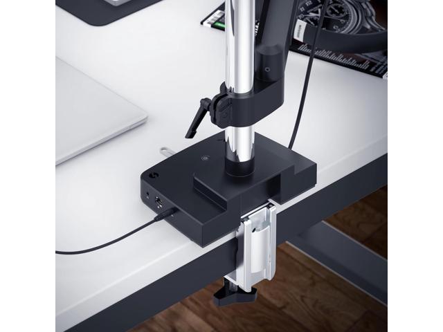 SABRENT Thunderbolt 4 Docking Station with Monitor Desk Mount, Gas-Lift Arm, 4 USB Ports, UHS-II Card Reader, Gigabit Ethernet, HDMI, DisplayPort,...