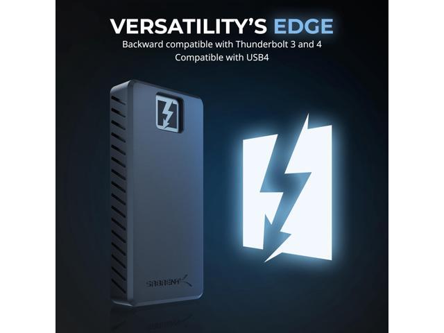 SABRENT Rocket XTRM 5 4TB Thunderbolt 5 Portable SSD, 80Gbps Connection, Up to 64Gbps Transfer, Compatible with TB4 TB3 USB4 USB 3.2 20Gbps 10Gbps...
