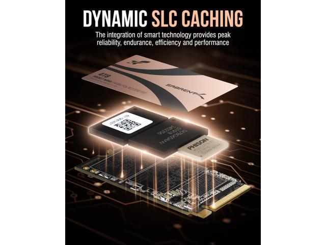 SABRENT Rocket 2242 4TB NVMe SSD, PCIe 4.0 x4 M.2 2242 Internal Solid State Drive, TLC NAND, Up to 7300MB/s Read & 6400MB/s Write, Compact SSD for...