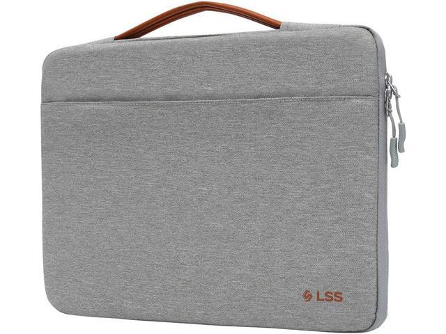 LSS Protective Laptop Sleeve Case with PU Leather Handle for Men/Women - Stylish & Durable Sleeve for 14-15.6 Laptops, Compatible with MacBook Air,...