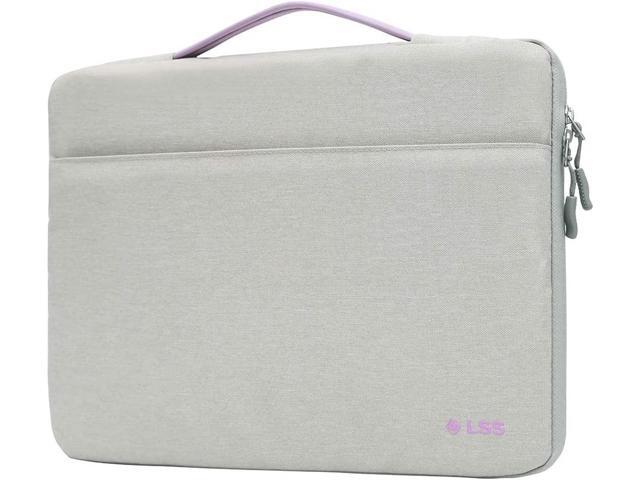 LSS Protective Laptop Sleeve Case with PU Leather Handle for Men/Women - Stylish & Durable Sleeve for 13-13.5' Laptops, Compatible with MacBook...