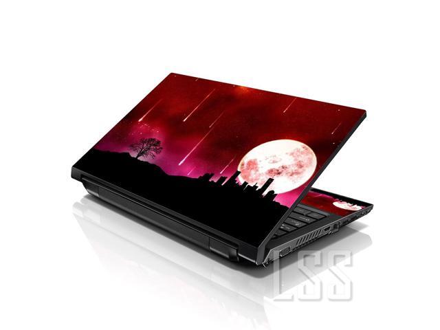 LSS 15 15.6 Inches Laptop Notebook Skin Sticker with 2 Wrist Pads - Reusable Cover Protector Vinyl Sticker Cover Decal Fits 13' - 16' - Red Earth...