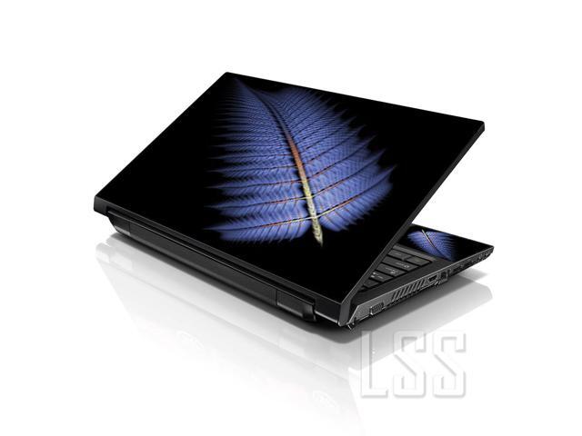 LSS 17 17.3 Inches Laptop Notebook Skin Sticker with 2 Wrist Pads - Reusable Cover Protector Vinyl Sticker Cover Decal Fits 17' - 19' - Blue...