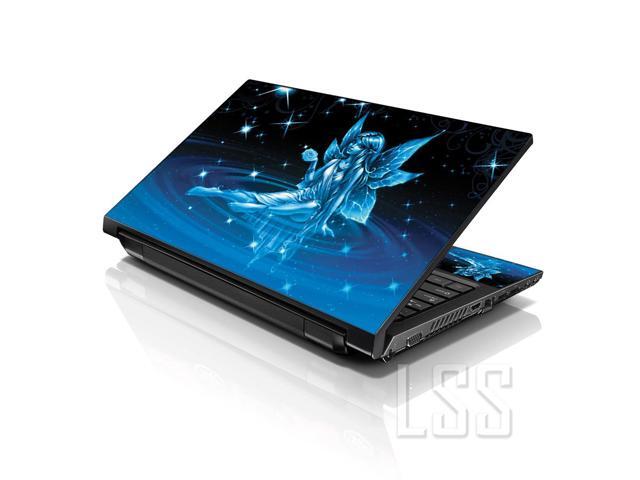 LSS 15 15.6 Inches Laptop Notebook Skin Sticker with 2 Wrist Pads - Reusable Cover Protector Vinyl Sticker Cover Decal Fits 13' - 16' - Cinderella...