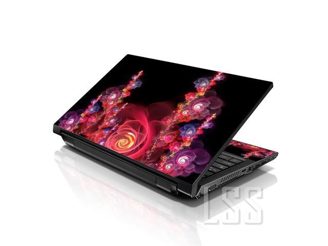 LSS 17 17.3 Inches Laptop Notebook Skin Sticker with 2 Wrist Pads - Reusable Cover Protector Vinyl Sticker Cover Decal Fits 17' - 19' - Twilight...