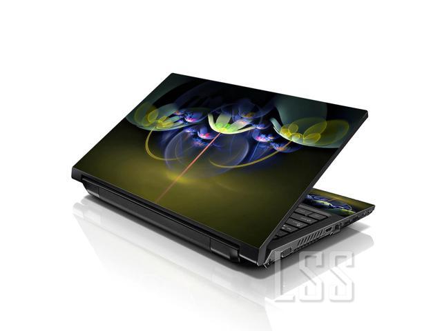 LSS 17 17.3 Inches Laptop Notebook Skin Sticker with 2 Wrist Pads - Reusable Cover Protector Vinyl Sticker Cover Decal Fits 17' - 19' - Light...