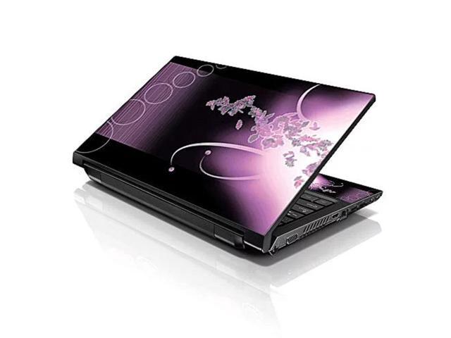 LSS 17 17.3 Inches Laptop Notebook Skin Sticker with 2 Wrist Pads - Reusable Cover Protector Vinyl Sticker Cover Decal Fits 17' - 19' - Faded...