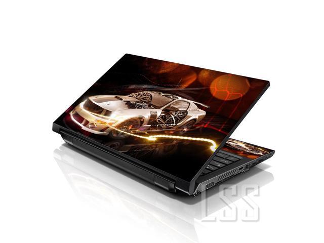 LSS 17 17.3 Inches Laptop Notebook Skin Sticker with 2 Wrist Pads - Reusable Cover Protector Vinyl Sticker Cover Decal Fits 17' - 19' - Ford...