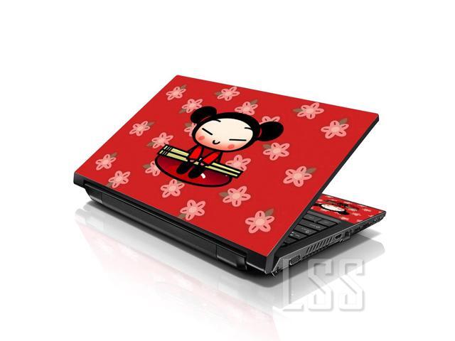 LSS 15 15.6 Inches Laptop Notebook Skin Sticker with 2 Wrist Pads - Reusable Cover Protector Vinyl Sticker Cover Decal Fits 13' - 16' - Chinese...