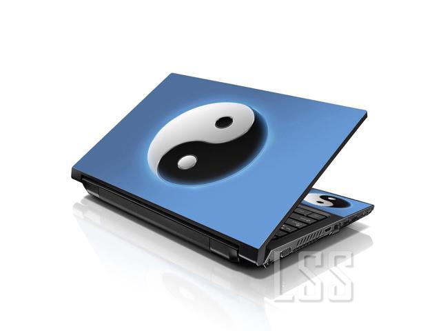 LSS 15 15.6 Inches Laptop Notebook Skin Sticker with 2 Wrist Pads - Reusable Cover Protector Vinyl Sticker Cover Decal Fits 13' - 16' - Colorful...