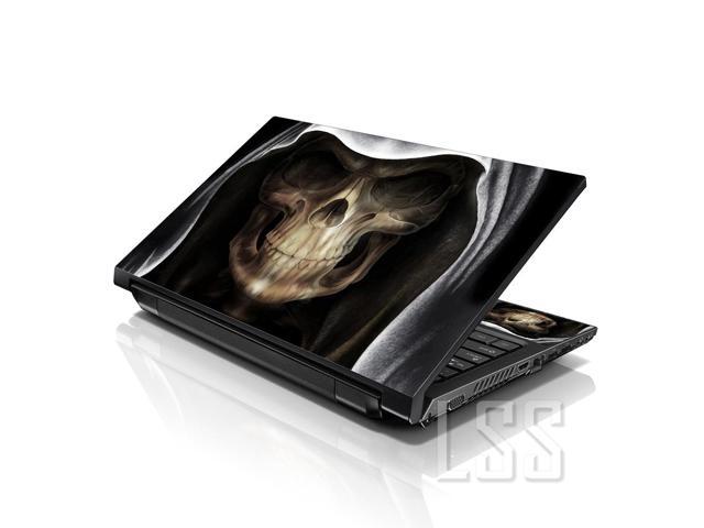 LSS 17 17.3 Inches Laptop Notebook Skin Sticker with 2 Wrist Pads - Reusable Cover Protector Vinyl Sticker Cover Decal Fits 17' - 19' - Hooded...