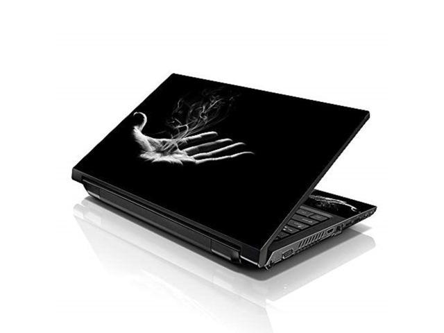 LSS 15 15.6 Inches Laptop Notebook Skin Sticker with 2 Wrist Pads - Reusable Cover Protector Vinyl Sticker Cover Decal Fits 13' - 16' - Smoking...