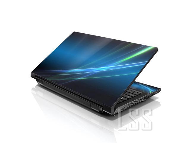 LSS 15 15.6 Inches Laptop Notebook Skin Sticker with 2 Wrist Pads - Reusable Cover Protector Vinyl Sticker Cover Decal Fits 13' - 16' - Abstract...