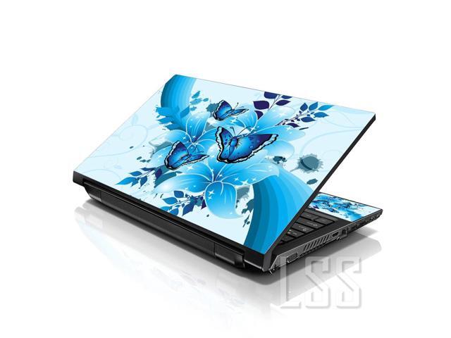 LSS 17 17.3 Inches Laptop Notebook Skin Sticker with 2 Wrist Pads - Reusable Cover Protector Vinyl Sticker Cover Decal Fits 17' - 19' - Sparkaling...