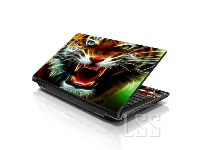 LSS 15 15.6 Inches Laptop Notebook Skin Sticker with 2 Wrist Pads - Reusable Cover Protector Vinyl Sticker Cover Decal Fits 13' - 16' - Roaring...