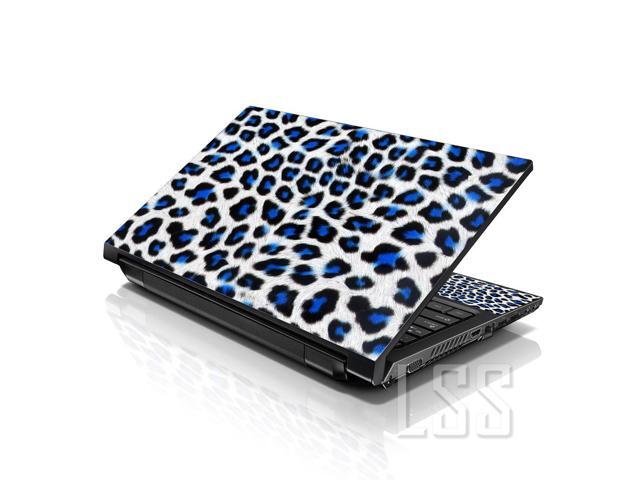 LSS 17 17.3 Inches Laptop Notebook Skin Sticker with 2 Wrist Pads - Reusable Cover Protector Vinyl Sticker Cover Decal Fits 17' - 19' - Blue...