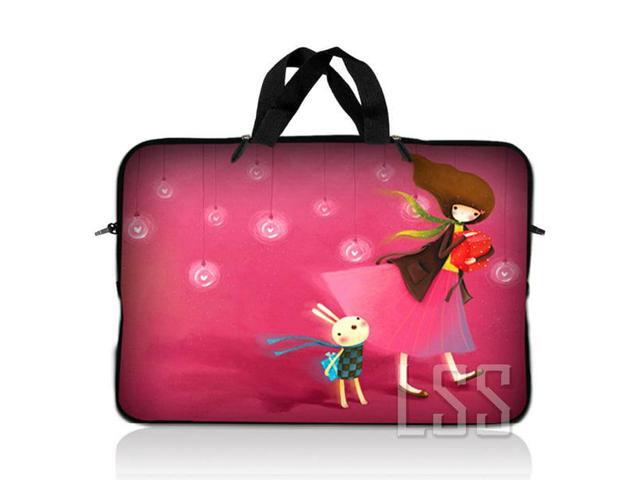 LSS 13.3 inch Laptop Sleeve Bag Carrying Case Pouch with Handle for 13.3' 13' 12.1' 12' Apple Macbook, GW, Acer, Asus, Dell, Hp, Sony, Toshiba,...