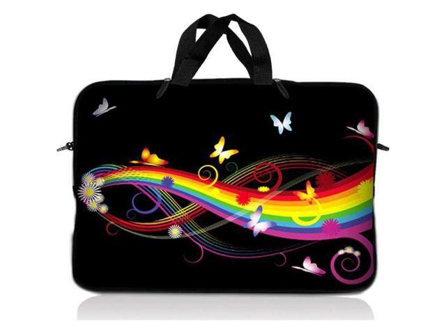 LSS 15.6 inch Laptop Sleeve Bag Carrying Case Pouch with Handle for 14' 15' 15.4' 15.6' Apple Macbook, GW, Acer, Asus, Dell, Hp, Sony, Toshiba,...