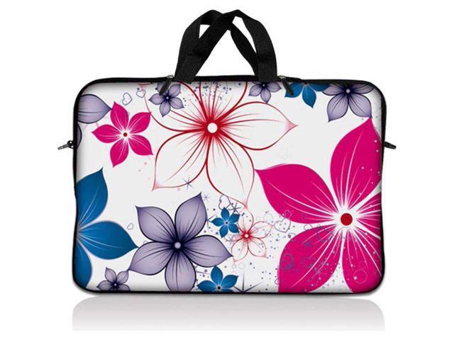 LSS 14.1 inch Laptop Sleeve Bag Carrying Case Pouch with Handle for 14' 14.1' Apple Macbook, GW, Acer, Asus, Dell, Hp, Sony, Toshiba, White Pink...