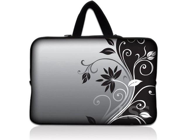 LSS 14.1 inch Laptop Sleeve Bag Carrying Case Pouch with Handle for 14' 14.1' Apple Macbook, GW, Acer, Asus, Dell, Hp, Sony, Toshiba, Gray Black...