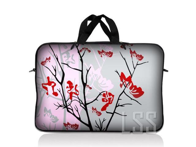 LSS 12.3 inch Laptop Sleeve Bag Carrying Case Pouch with Handle for 11' 11.6' 12' Apple Macbook, GW, Acer, Asus, Dell, Hp, Sony, Toshiba, Pink Gray
