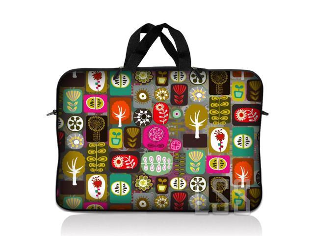 LSS 17 inch Laptop Sleeve Bag Carrying Case Pouch with Handle for 17.4' 17.3' 17' 16' Apple Macbook, GW, Acer, Asus, Dell, Hp, Sony, Toshiba, Symbols