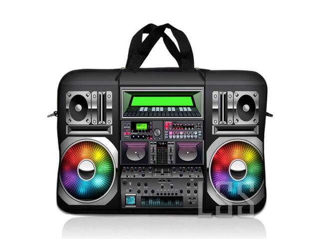 LSS 15.6 inch Laptop Sleeve Bag Carrying Case Pouch with Handle for 14' 15' 15.4' 15.6' Apple Macbook, GW, Acer, Asus, Dell, Hp, Sony, Boon Box Music