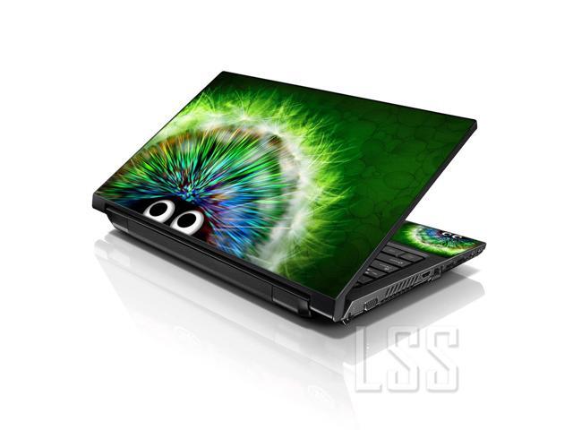 LSS 17 17.3 Inches Laptop Notebook Skin Sticker with 2 Wrist Pads - Reusable Cover Protector Vinyl Sticker Cover Decal Fits 17' - 19' - Hedgehog...