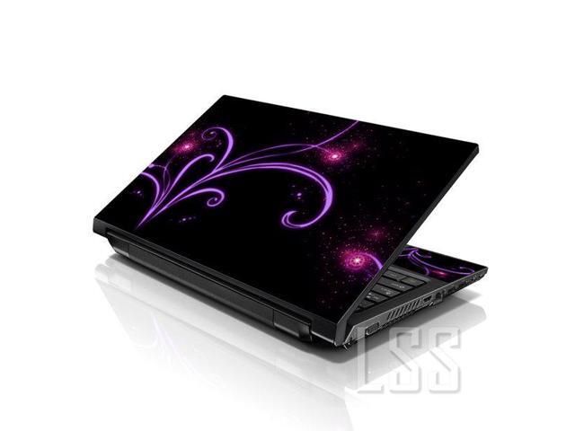LSS 15 15.6 Inches Laptop Notebook Skin Sticker with 2 Wrist Pads - Reusable Cover Protector Vinyl Sticker Cover Decal Fits 13' - 16' - Abstract...