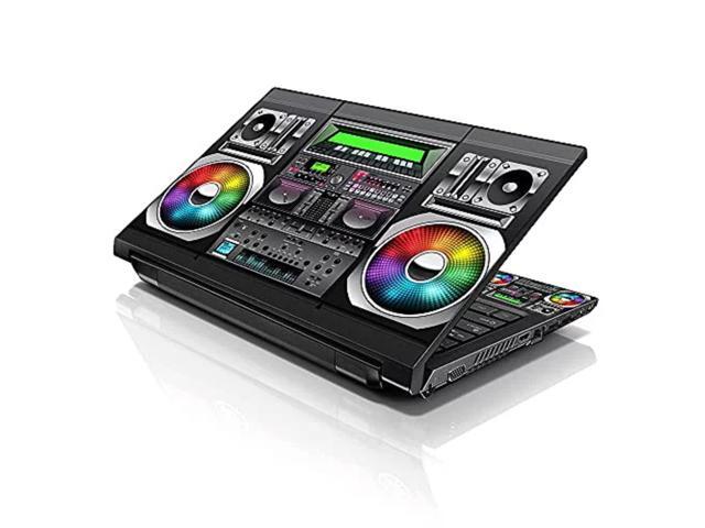 LSS 17 17.3 Inches Laptop Notebook Skin Sticker with 2 Wrist Pads - Reusable Cover Protector Vinyl Sticker Cover Decal Fits 17' - 19' - Boon Box...