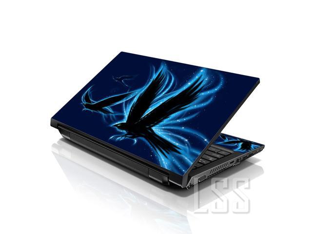 LSS 17 17.3 Inches Laptop Notebook Skin Sticker with 2 Wrist Pads - Reusable Cover Protector Vinyl Sticker Cover Decal Fits 17' - 19' - Electic...