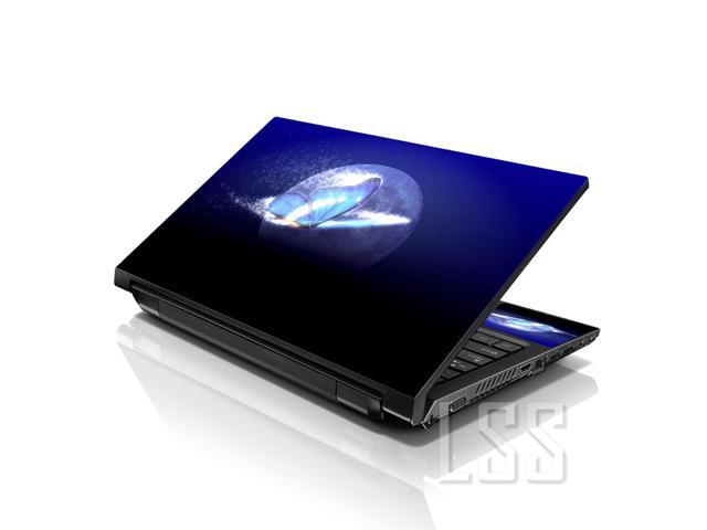 LSS 15 15.6 Inches Laptop Notebook Skin Sticker with 2 Wrist Pads - Reusable Cover Protector Vinyl Sticker Cover Decal Fits 13' - 16' - Butterfly...