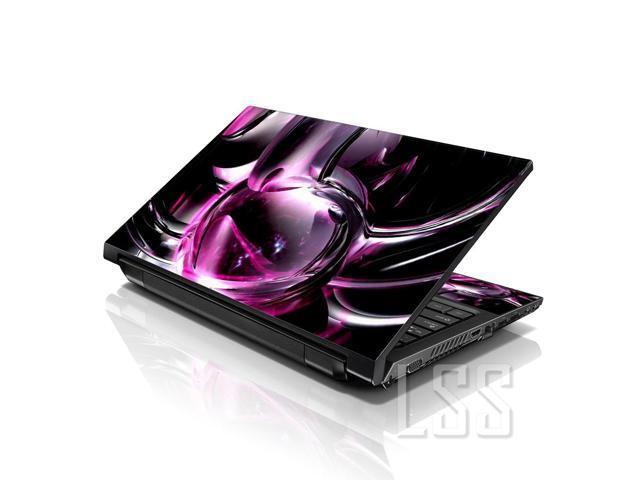 LSS 15 15.6 Inches Laptop Notebook Skin Sticker with 2 Wrist Pads - Reusable Cover Protector Vinyl Sticker Cover Decal Fits 13' - 16' - Abstract...