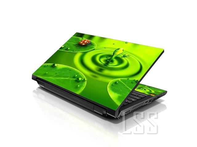 LSS 15 15.6 Inches Laptop Notebook Skin Sticker with 2 Wrist Pads - Reusable Cover Protector Vinyl Sticker Cover Decal Fits 13' - 16' - Lady bug...