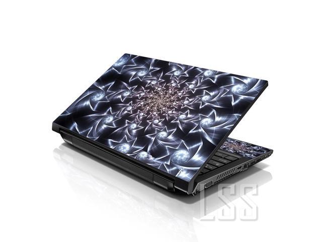 LSS 17 17.3 Inches Laptop Notebook Skin Sticker with 2 Wrist Pads - Reusable Cover Protector Vinyl Sticker Cover Decal Fits 17' - 19' - Spinning...