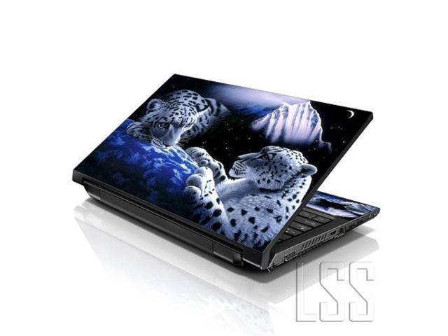 LSS 17 17.3 Inches Laptop Notebook Skin Sticker with 2 Wrist Pads - Reusable Cover Protector Vinyl Sticker Cover Decal Fits 17' - 19' - Mountain...