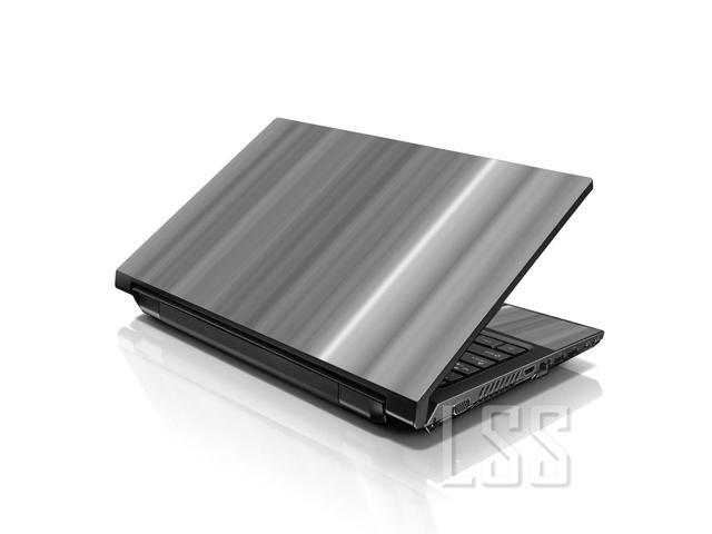 LSS 15 15.6 Inches Laptop Notebook Skin Sticker with 2 Wrist Pads - Reusable Cover Protector Vinyl Sticker Cover Decal Fits 13' - 16' - White Grey...