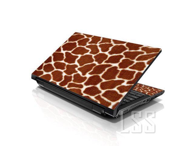 LSS 15 15.6 Inches Laptop Notebook Skin Sticker with 2 Wrist Pads - Reusable Cover Protector Vinyl Sticker Cover Decal Fits 13' - 16' - Giraffe...