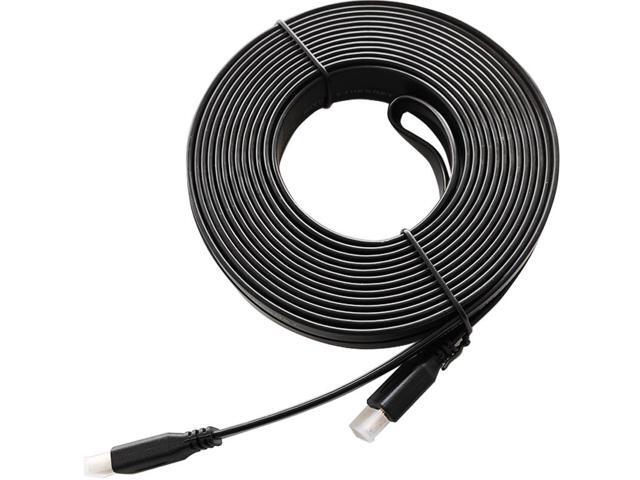 Mini To HDMI-compatible Cable Version 1.4 High-Speed Adapter 1080p 3D for Projector HDTV TV Camera Plane Public To Public White 5M