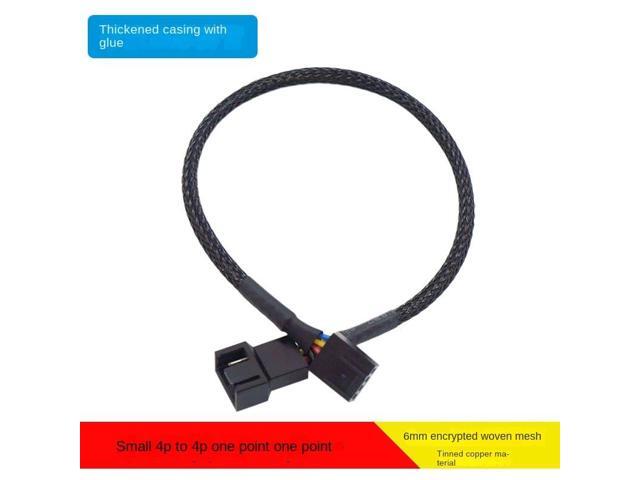 1pc PWM Extension Cable Mainboard CPU 4 PIN Fan 4P Adapter Cable Computer Case 4 PIN Power Cables Connectors (27cm)