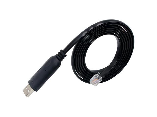 USB to RJ12 Adapter Console Cable for APC PDU Cable 940-0144 Replacement, Compatible with APC Metered and Switched Rack PDU AP78xx, AP79xx, AP86xx,...